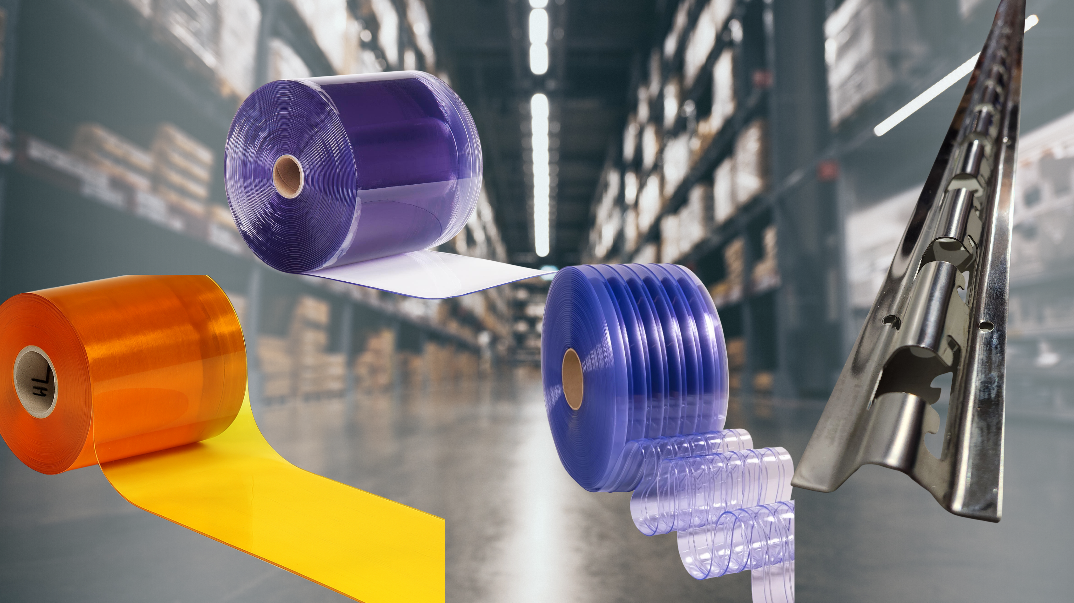 PVC Strip Rolls & Hardware