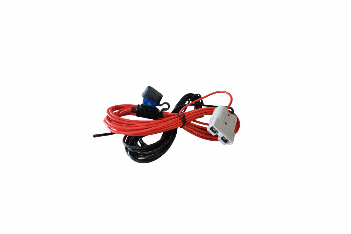 Fleximake Heavy-Duty 12VDC Anderson-Style Plug and Cable with Automotive In-line Fuse