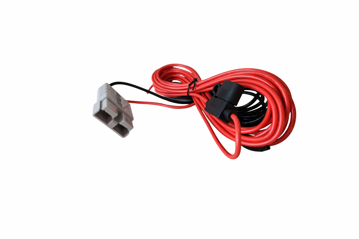 Fleximake Heavy-Duty 12VDC Anderson-Style Plug and Cable with Automotive In-line Fuse