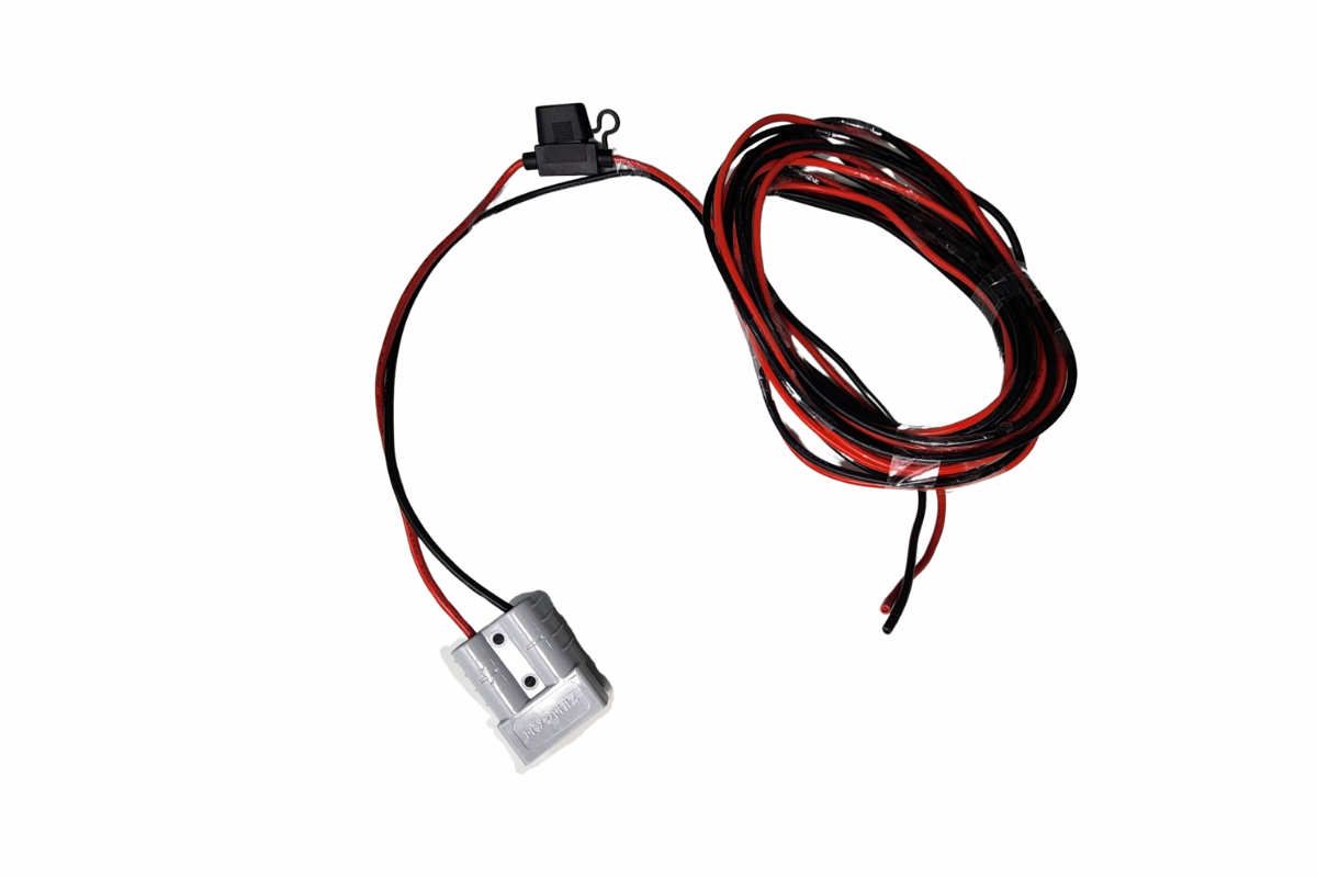 Fleximake Heavy-Duty 12VDC Anderson-Style Plug and Cable with Automotive In-line Fuse