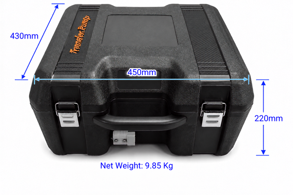 12V Portable Diesel Transfer Pump Kit with Automatic Shut-Off Nozzle