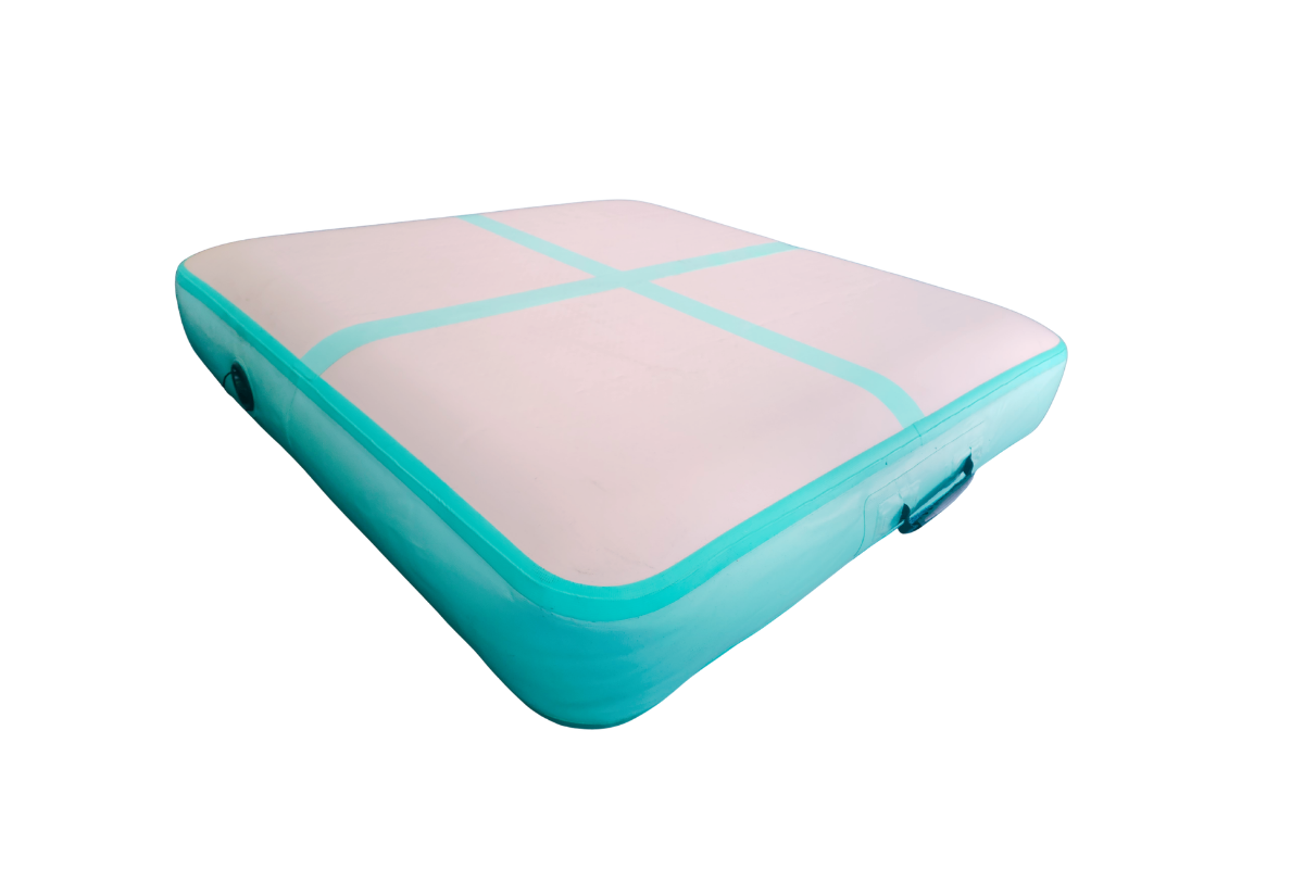 20cm Inflatable Block Mat with Pump – Gymnastics Air Mat 1m & 2m