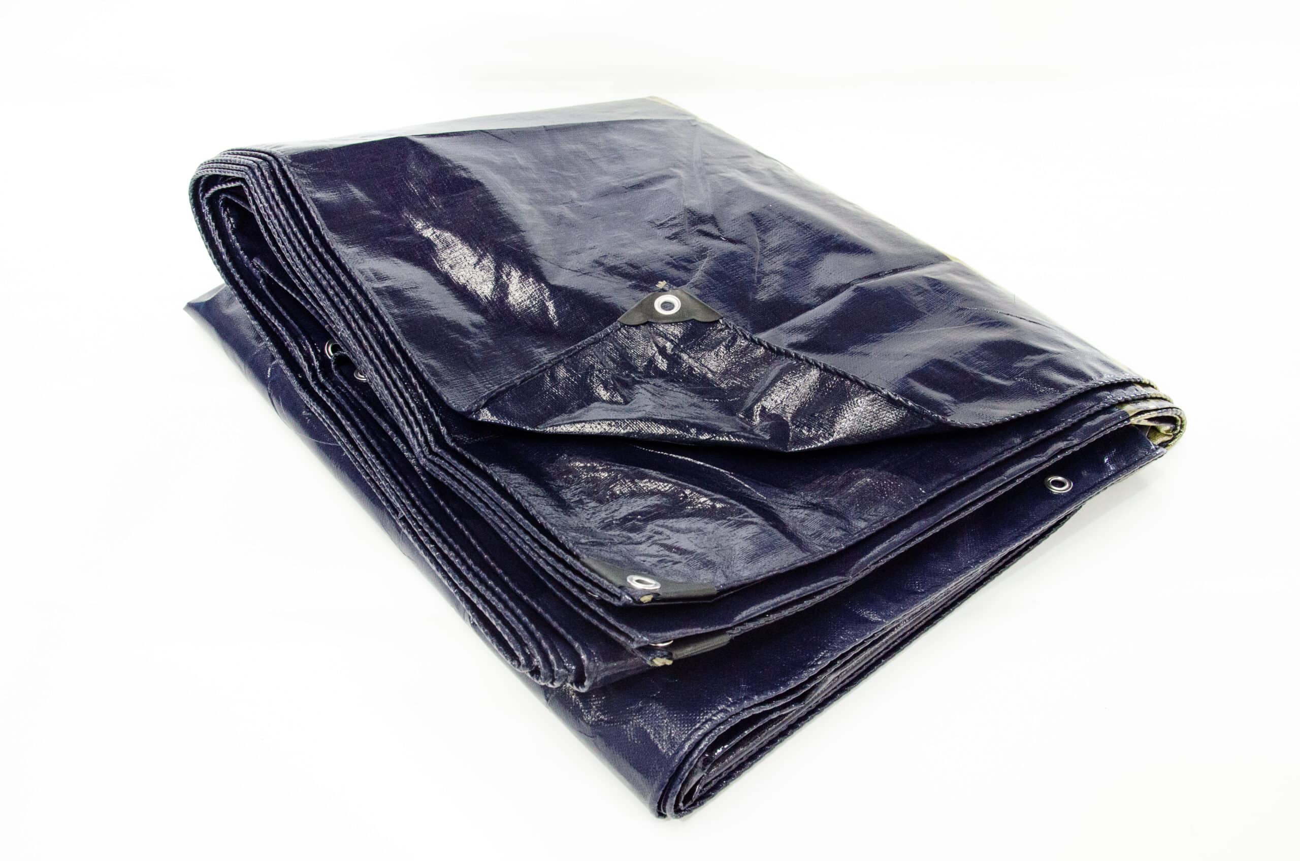 Heavy-Duty PE Tarp - 225GSM Poly Tarpaulin - All Purpose Tarp - Dark Blue Colour image 4