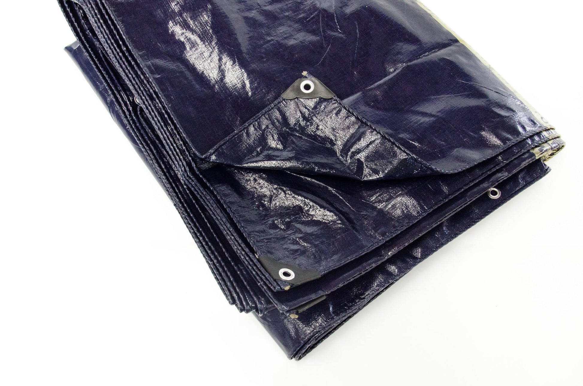 Heavy-Duty PE Tarp - 225GSM Poly Tarpaulin - All Purpose Tarp - Dark Blue Colour image 5