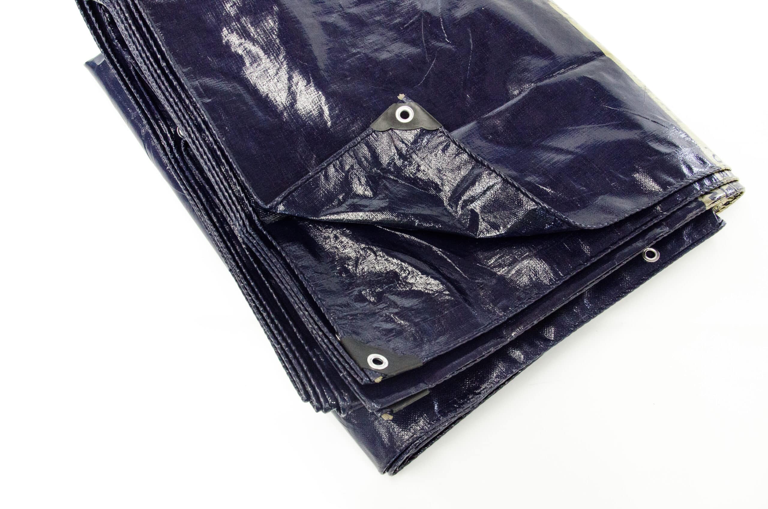 Heavy-Duty PE Tarp - 225GSM Poly Tarpaulin - All Purpose Tarp - Dark Blue Colour image 5