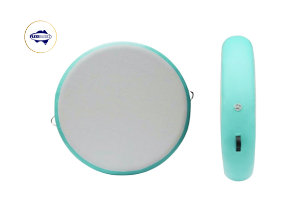 20cm Thick Inflatable Round Spot Mat with Electric Air Pump – Mat Sizes up to 1.8m Diameter image 3