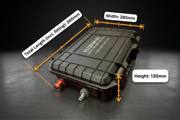 Fleximake Portable 12V Water Pump Station - 17L/Min Auto Pressure Pump
