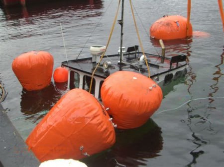 Lift bags, salvage Inflatable lift bags, underwater lift Bags and parachute lift bags image 1
