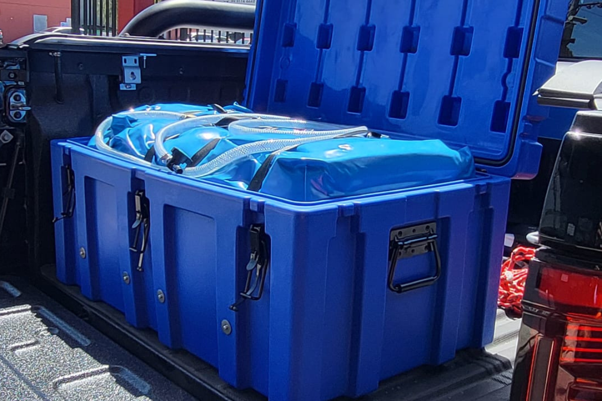 Fleximake Cabin-Safe Fuel Bladder for 4WD & SUV – 70L & 140L (FB70CB / FB140CB)