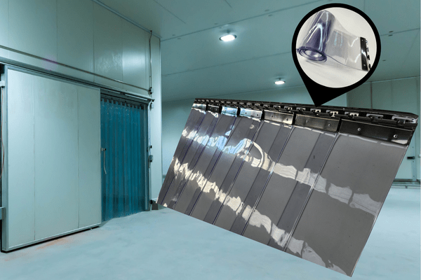 Commercial-Grade PVC Strip Door Kit – 1.25m Wide x 3m High image 2