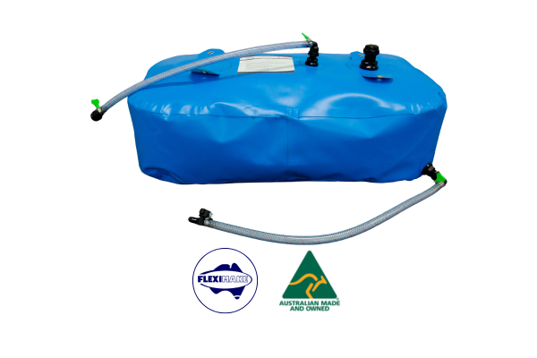 DW95BMP – 95L Box Drinking Water Bladder for Mitsubishi Pajeros’ 3rd Row Seat Well
