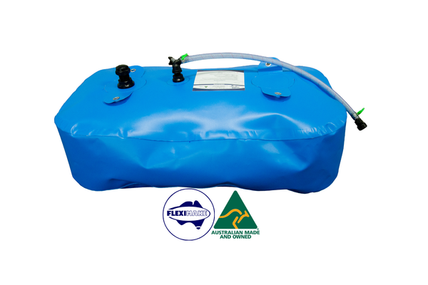 DW95BMP – 95L Box Drinking Water Bladder for Mitsubishi Pajeros’ 3rd Row Seat Well