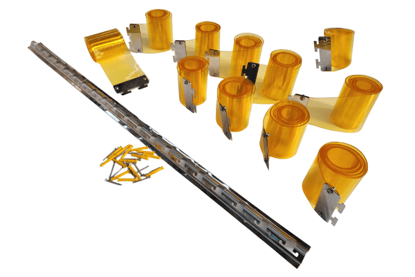 Anti-Insect PVC Strip Curtain Kit 1m Wide x 2.2m High image 0