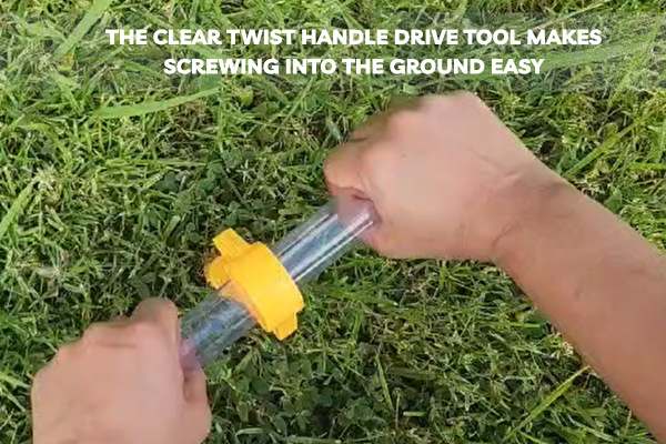 AnchorPro Multi-Ground Screw Peg with Twist Handle