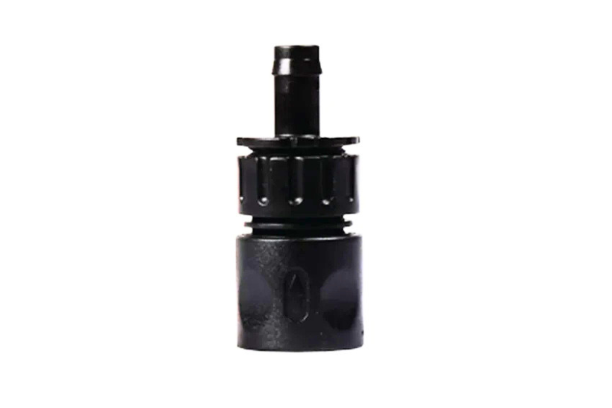 13mm Barbed to 12mm Female Snap-On Connector