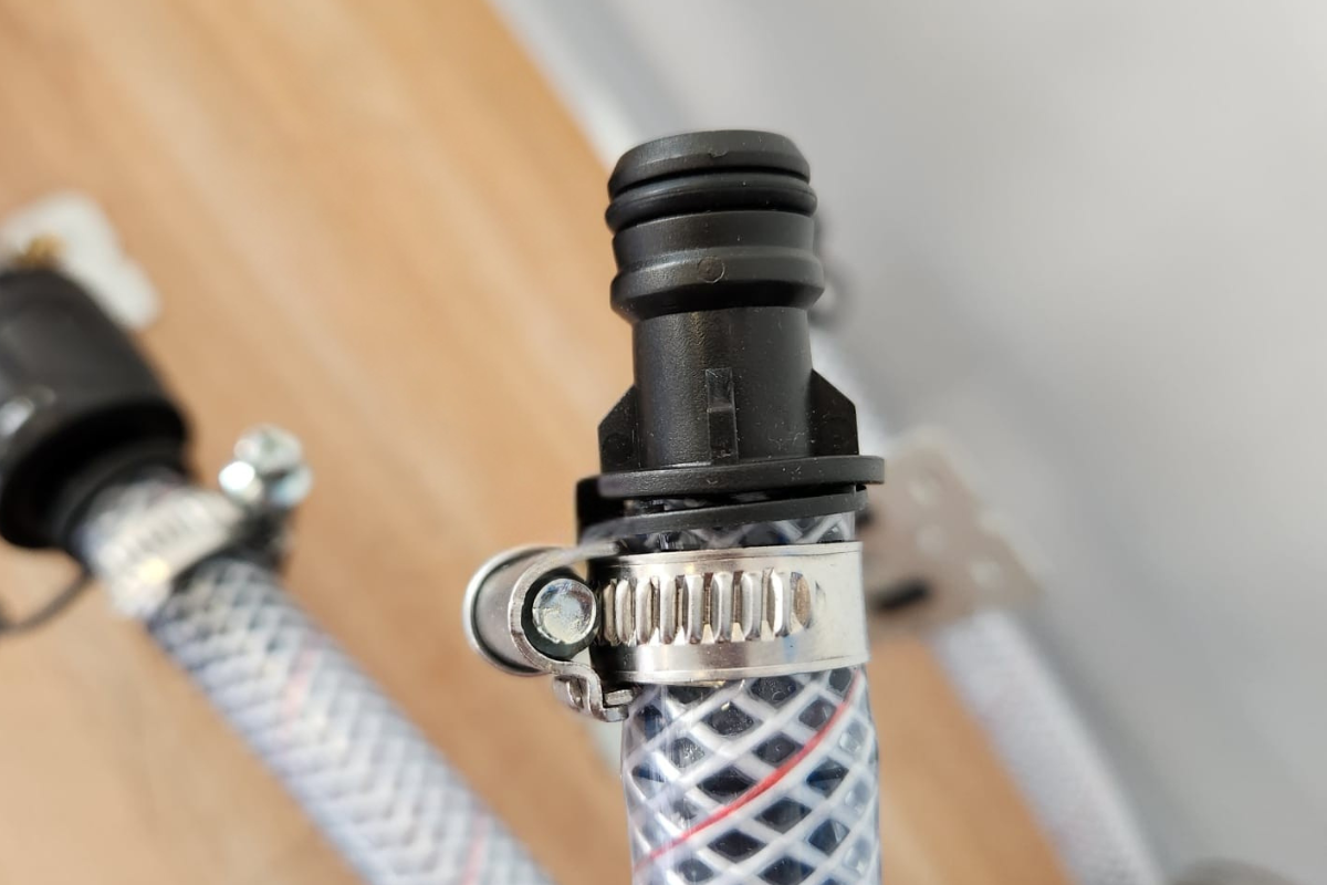 13mm Barb to 12mm Male Snap-On Connector for Caravan & Water Bladder