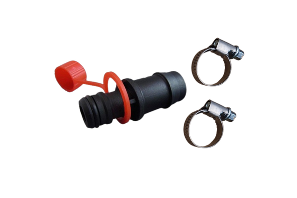 13mm Barb to 12mm Male Snap-On Connector for Caravan & Water Bladder