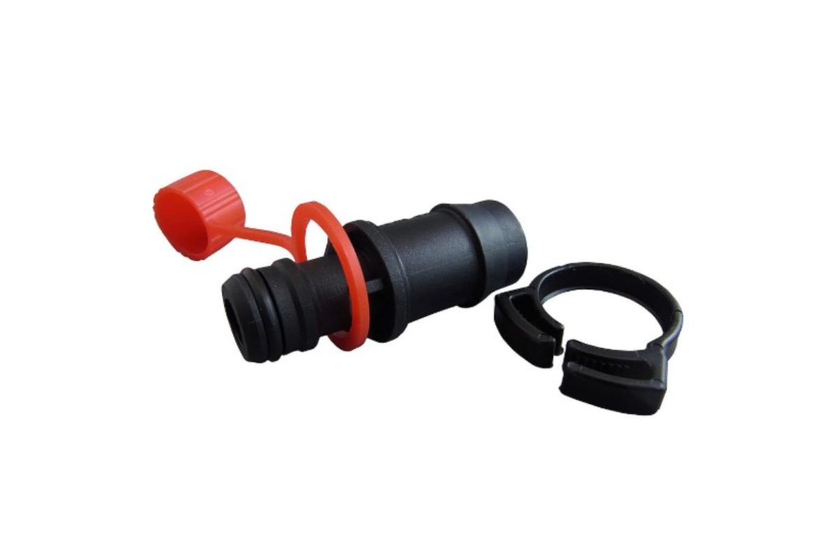13mm Barb to 12mm Male Snap-On Connector for Caravan & Water Bladder