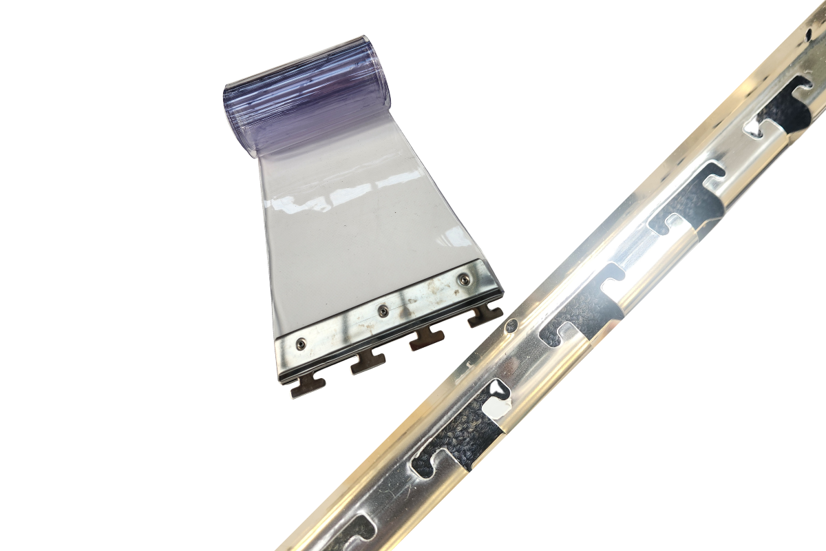Commercial-Grade PVC Strip Door Kit – 1.25m Wide x 3m High