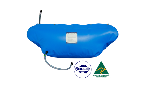 DW280BW – 280L 4WD Cargo & Ute Tray Drinking Water Bladder with Wheel Arch Cutouts