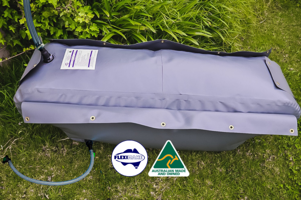 DW280BW – 280L 4WD Cargo & Ute Tray Drinking Water Bladder with Wheel Arch Cutouts