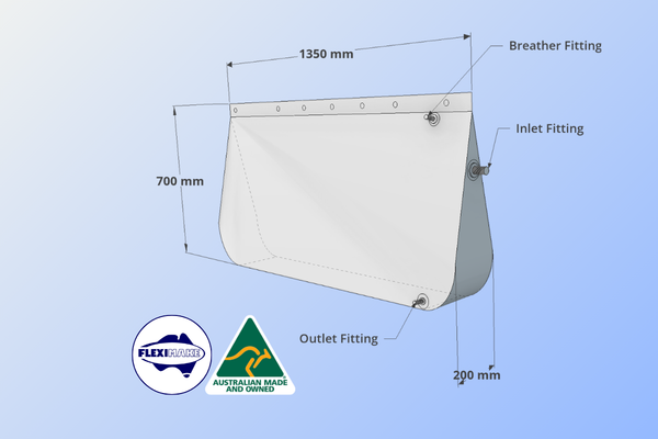 DW70CBH – 70L Cargo Barrier Hanging Drinking Water Bladder