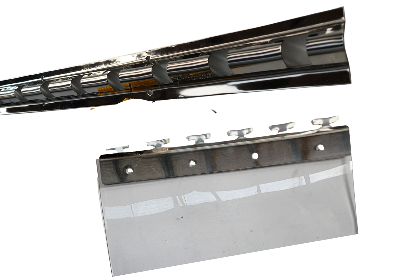 Extra Heavy-Duty Clear PVC Strip Curtain Kit –1.3m Wide x 3m High