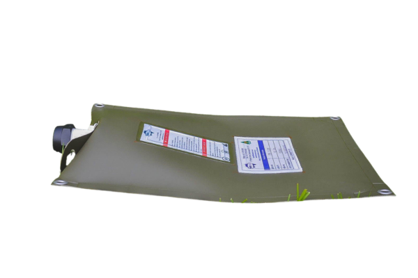 FB12SP 12L Collapsible Motorcycle Fuel Storage Bladder - Heavy Duty TPU