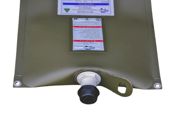 FB12SP 12L Collapsible Motorcycle Fuel Storage Bladder - Heavy Duty TPU