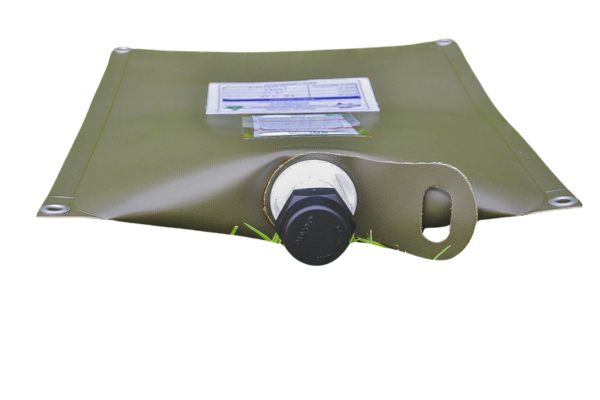 FB12SP 12L Collapsible Motorcycle Fuel Storage Bladder - Heavy Duty TPU
