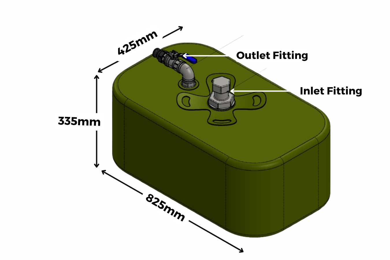 Fleximake Diesel Fuel Bladder System – 70L & 140L w/ 12V Diesel Pump