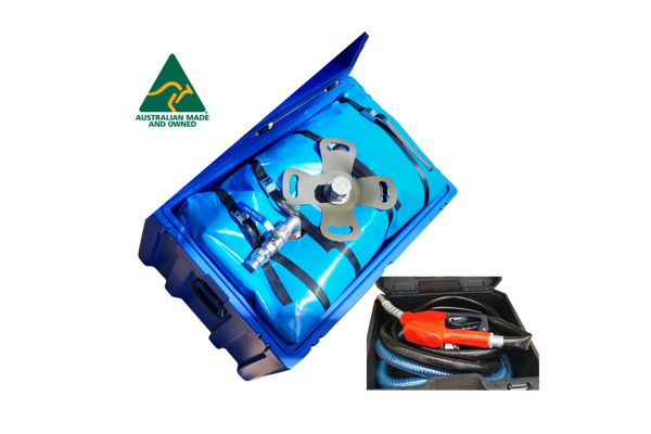 Fleximake Diesel Fuel Bladder System – 70L & 140L w/ 12V Diesel Pump