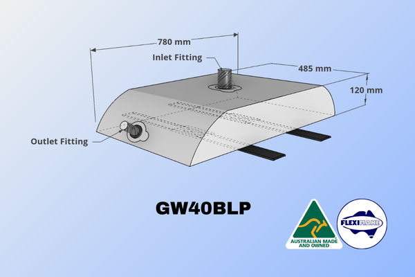 Universal Grey Water Bladder – Box Low-Profile | Caravan, Camper, 4x4/4WD