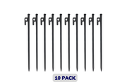 Ground Nail | Heavy Duty Steel Metal Pegs | Tent & Camping Stakes (Pack of 10)