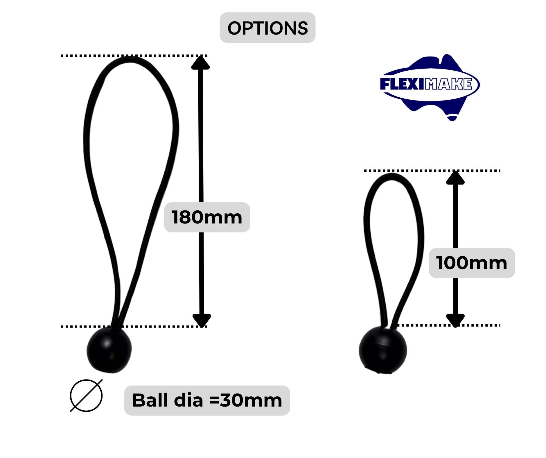Heavy Duty High-Elastic Ball Bungee/Bungie Cords
