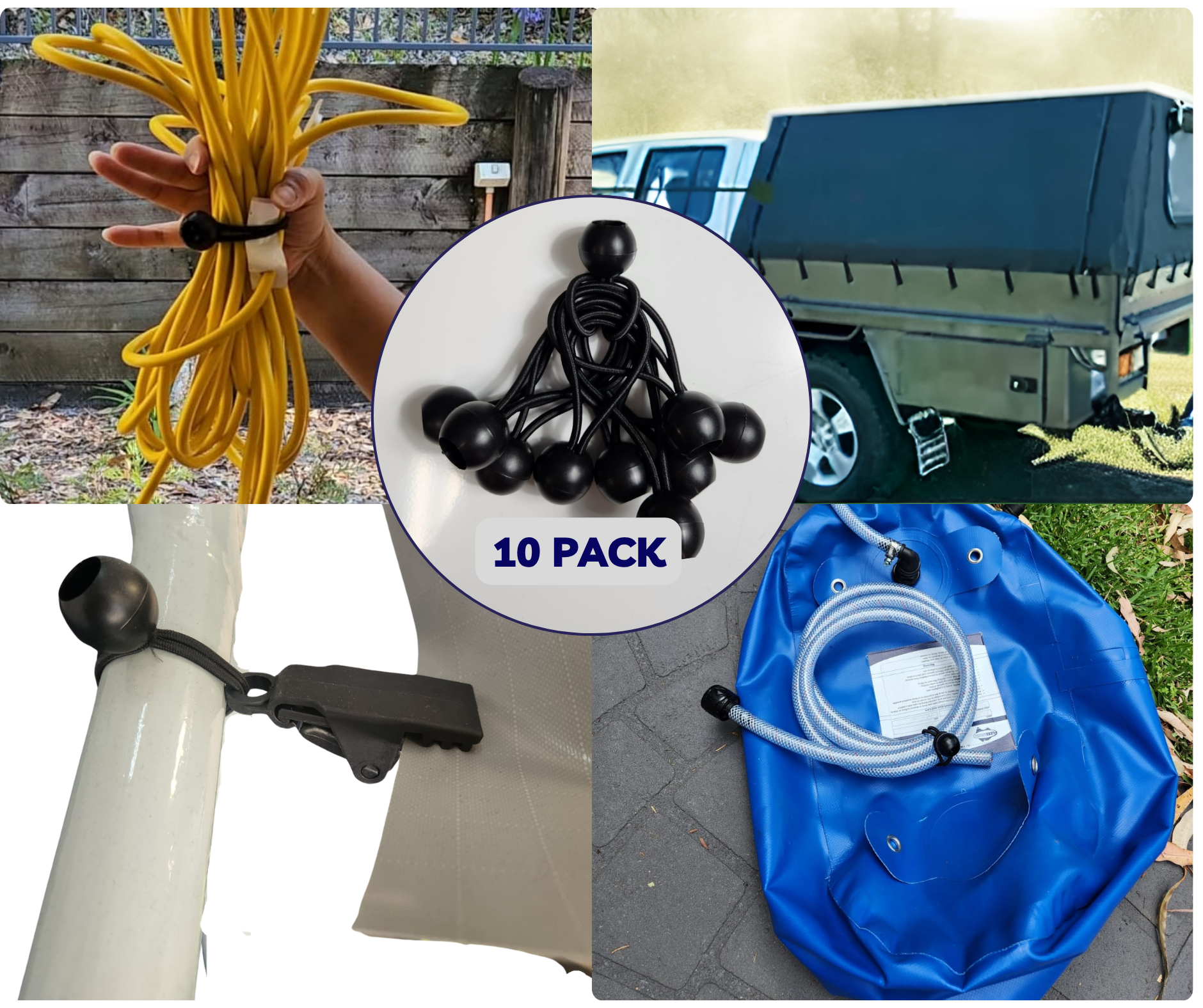 Heavy Duty High-Elastic Ball Bungee/Bungie Cords