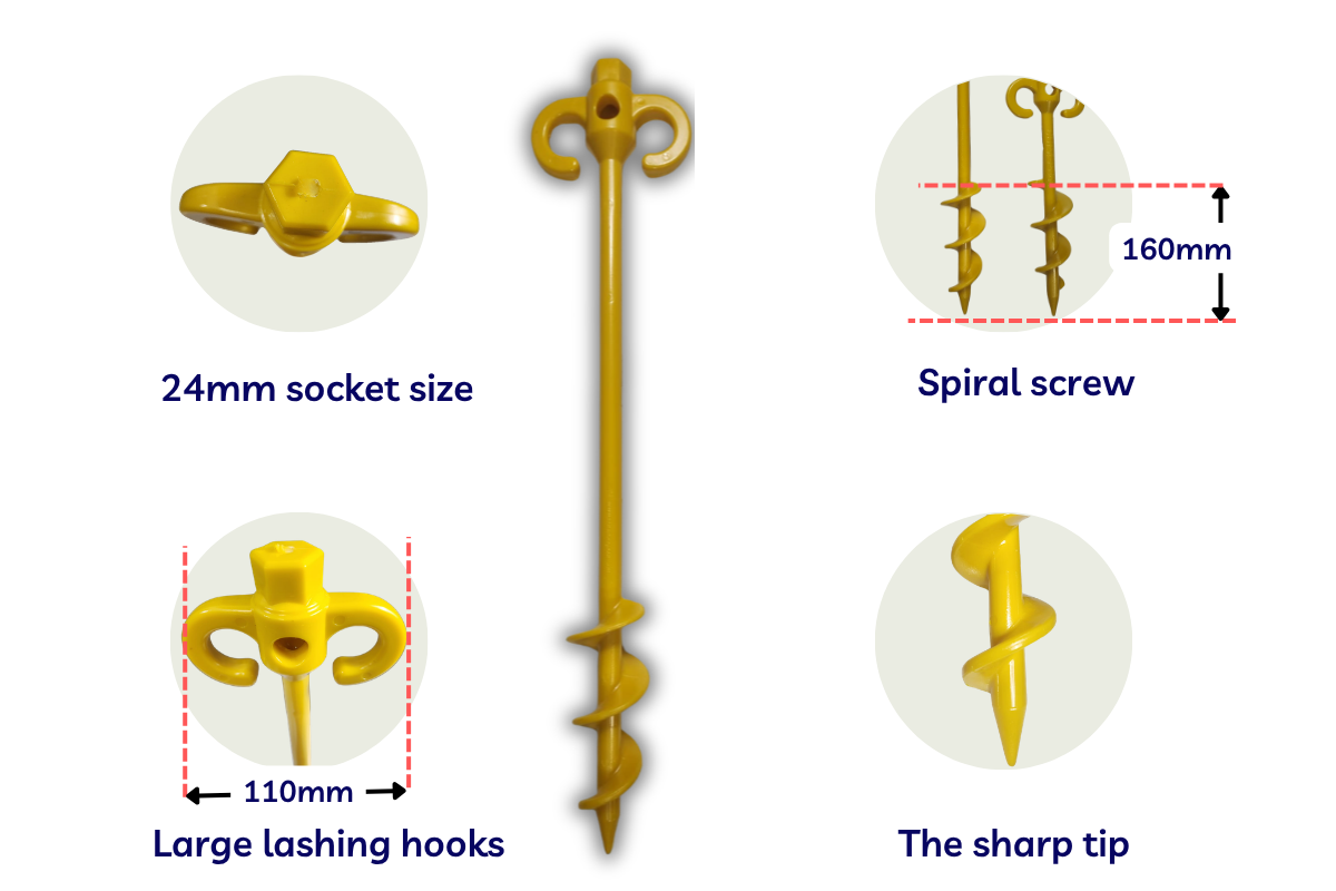 Fleximake Screw Pegs
