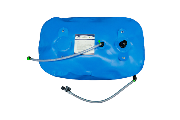 DW95BMP – 95L Box Drinking Water Bladder for Mitsubishi Pajeros’ 3rd Row Seat Well