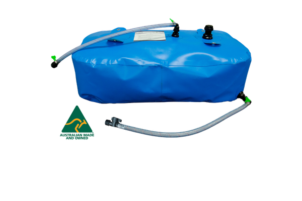DW95BMP – 95L Box Drinking Water Bladder for Mitsubishi Pajeros’ 3rd Row Seat Well