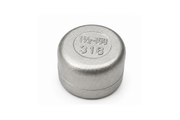 Stainless Steel 316 Round Cap – Female BSP Thread Fitting | Fuel Bladder