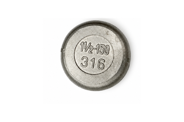 Stainless Steel 316 Round Cap – Female BSP Thread Fitting | Fuel Bladder