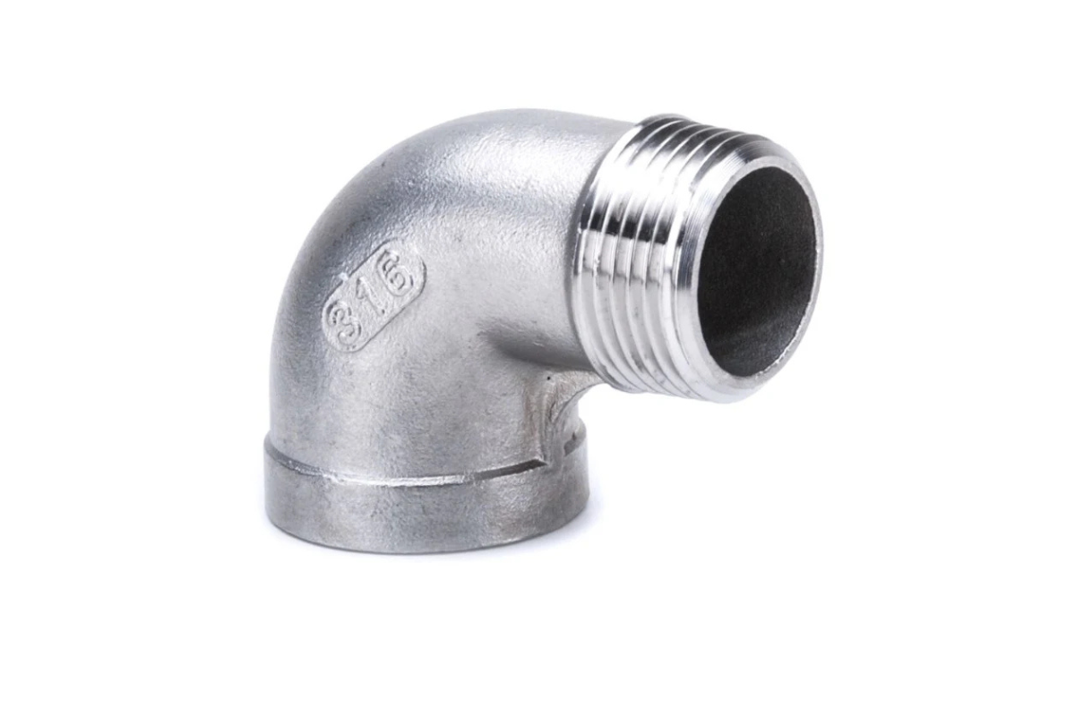 Stainless Steel 316 90° Elbow – Male x Female BSP Fitting