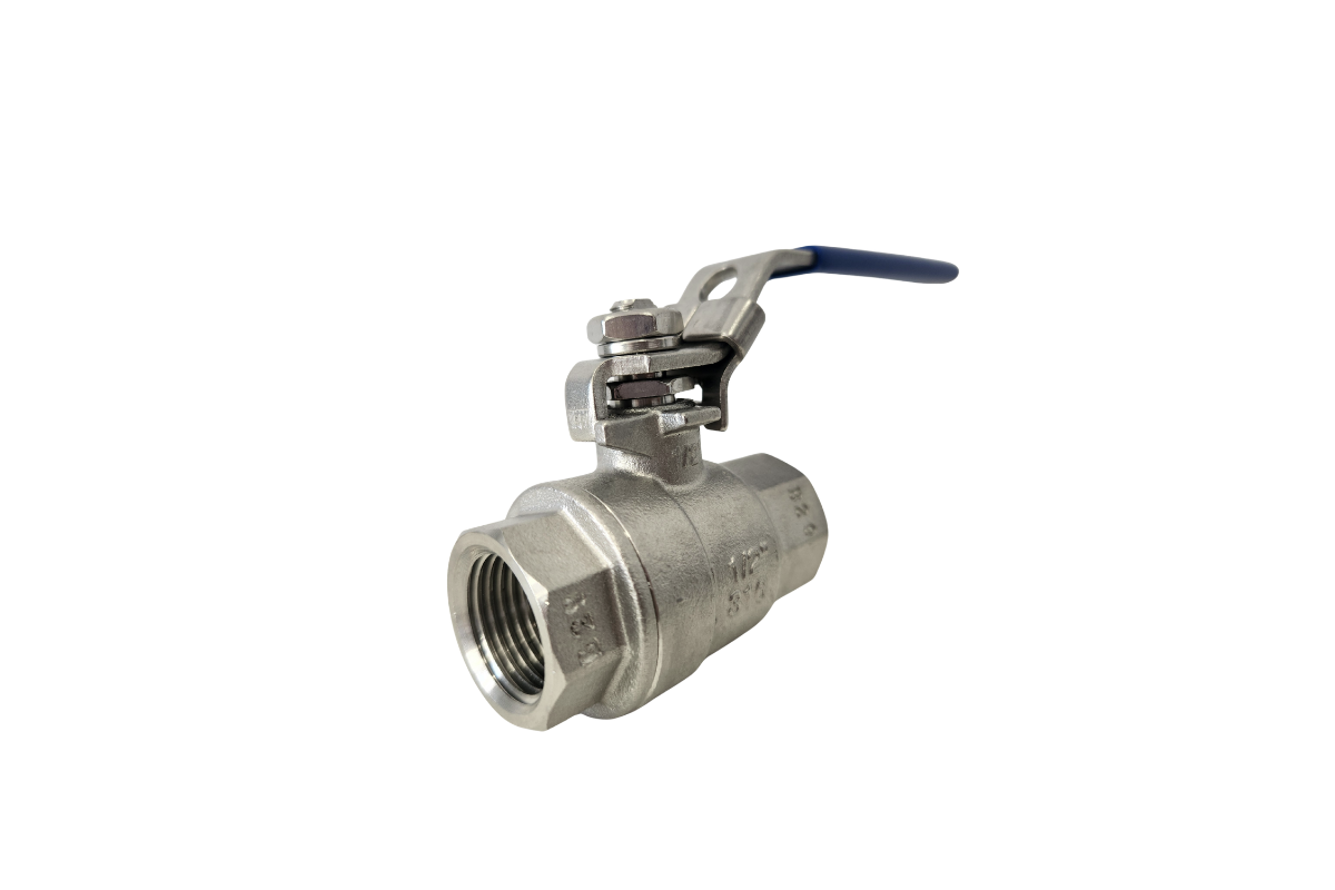 316 Stainless Ball Valve 2PC BSP F/F | Lockable Full Bore