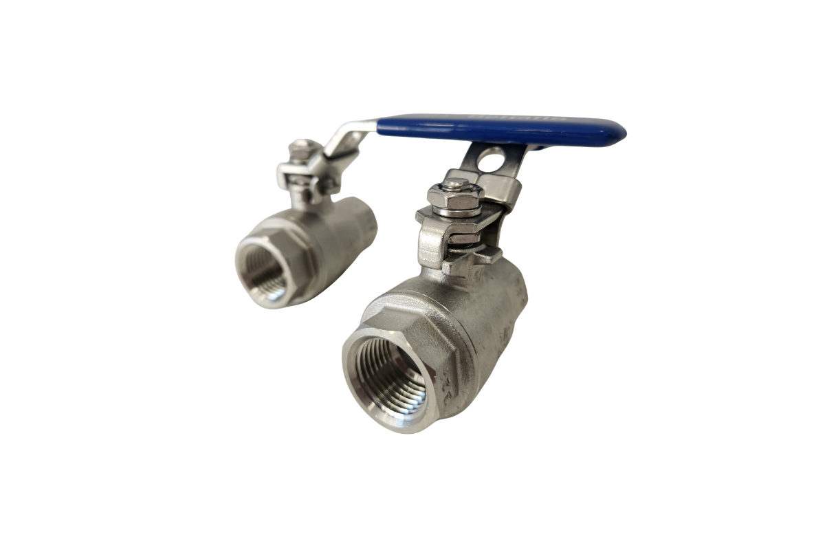 316 Stainless Ball Valve 2PC BSP F/F | Lockable Full Bore