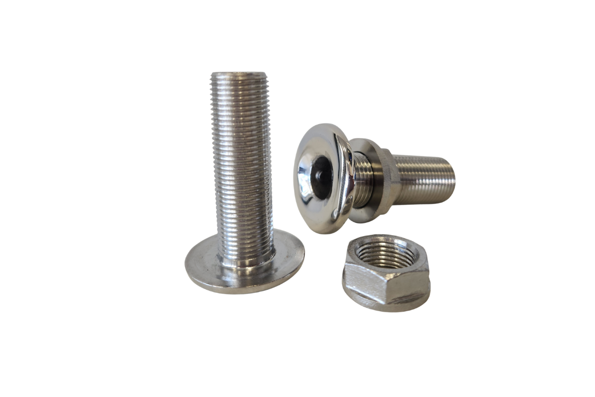 316 Stainless Steel Tank Outlet BSP Skin Fitting – Male Bulkhead
