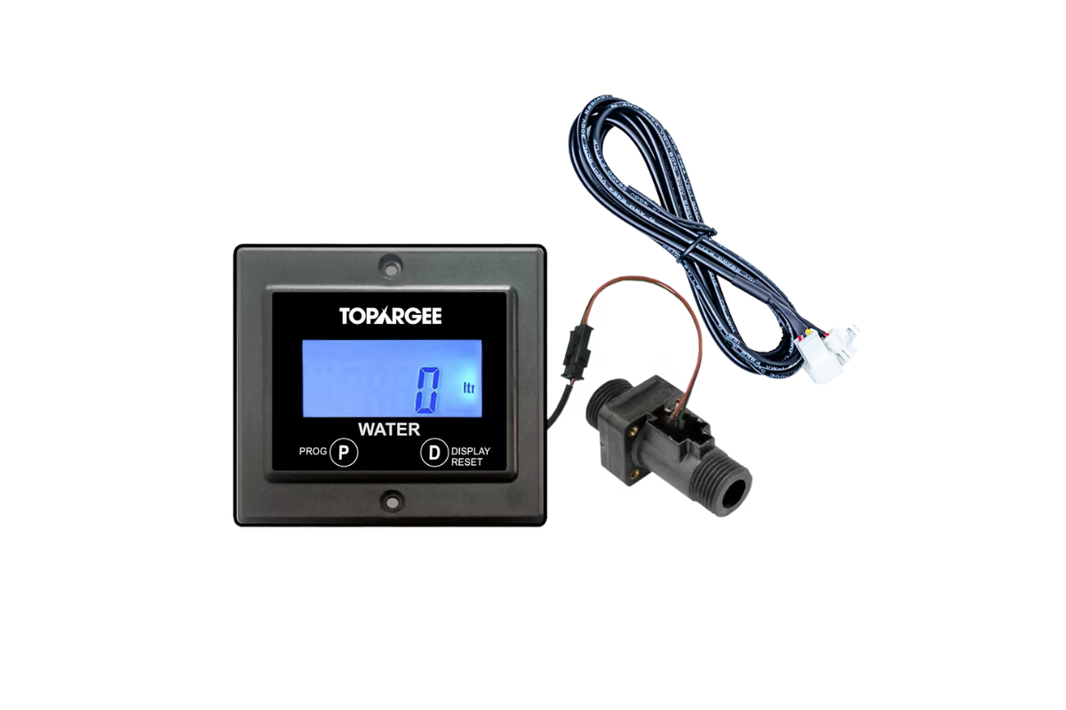 Topargee Flush Mount (H2F - FM) - Water Tank Gauge, RV, Motorhome, Boat, Caravan, 4x4