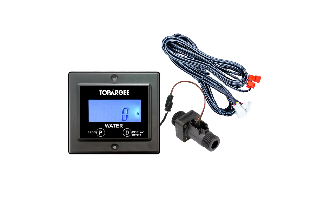 Topargee Flush Mount (H2F - FM) - Water Tank Gauge, RV, Motorhome, Boat, Caravan, 4x4