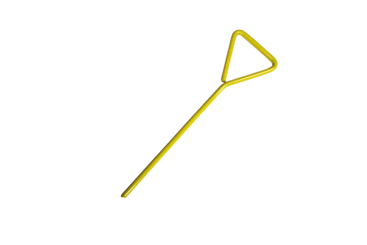 High Visibility Heavy Duty Steel Pegs with Handle – Cricket, Sport Cover & Tarp Stakes